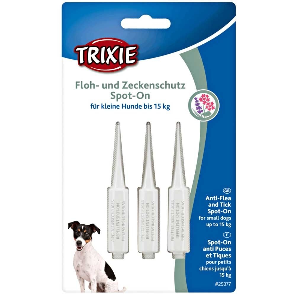 Trixie Spot-On Floh-und Zeckenschutz kleine Hunde