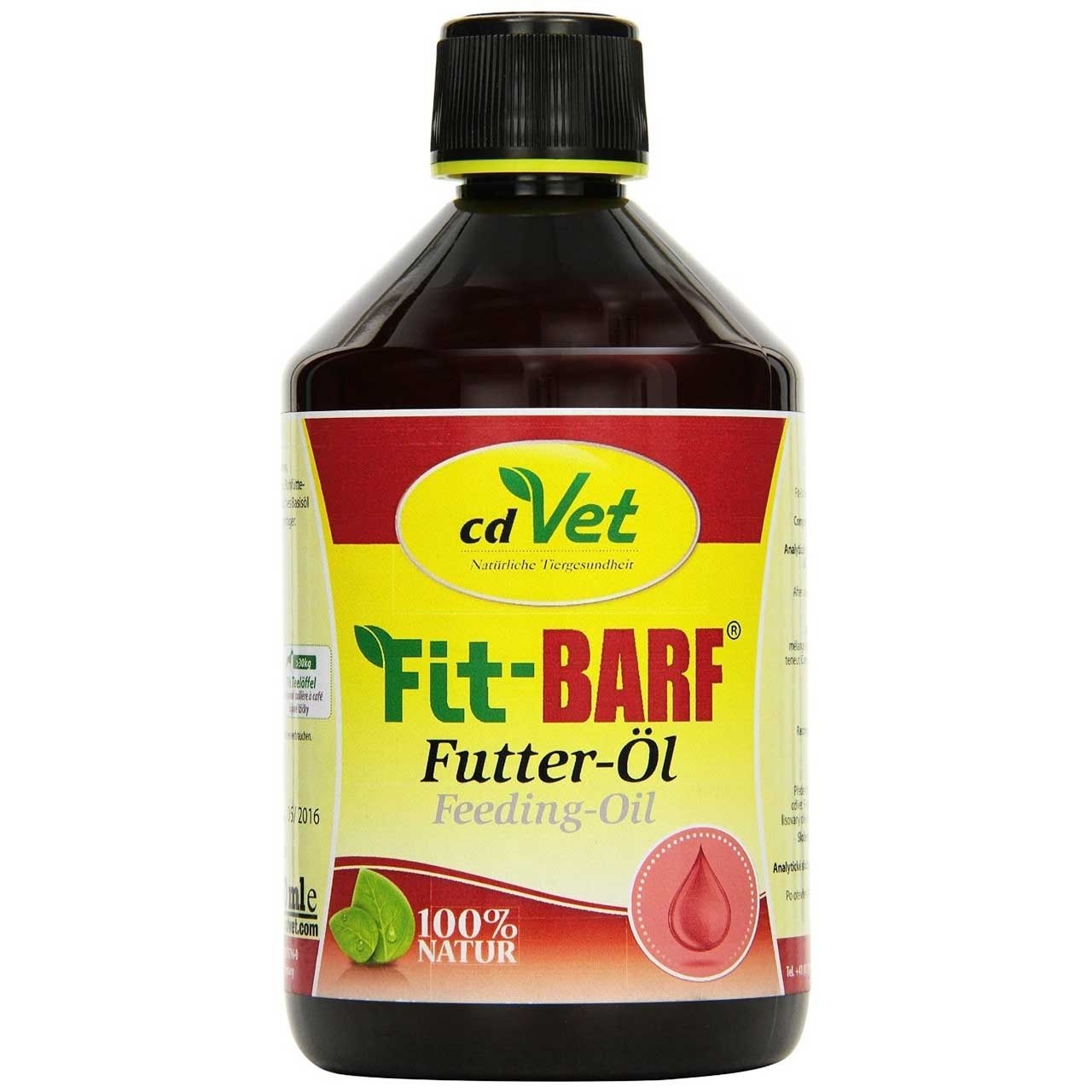 cdVet Fit-Barf-Futteröl 500 ml cdVet Fit-Barf Futteröl 500 ml