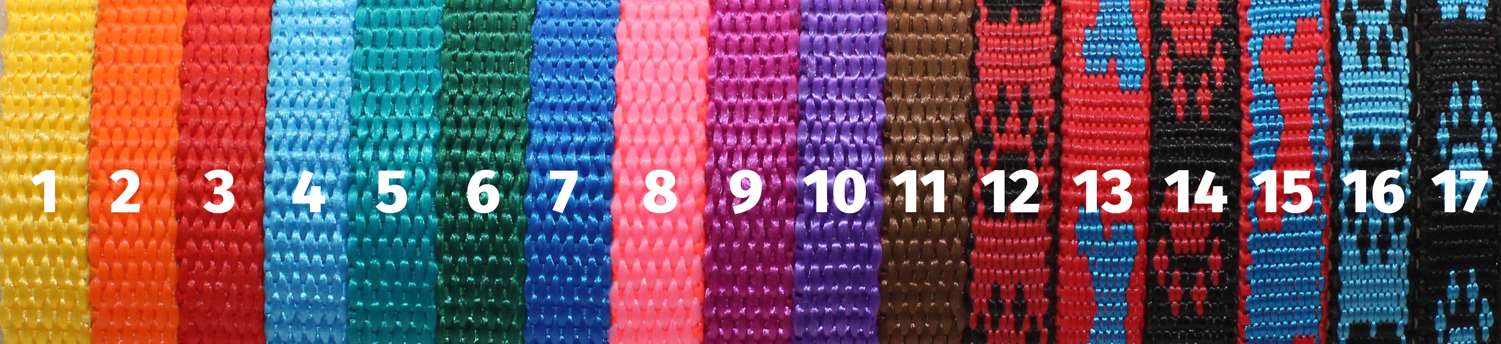 Welpenhalsbänder 10mm  verschiedene Farben