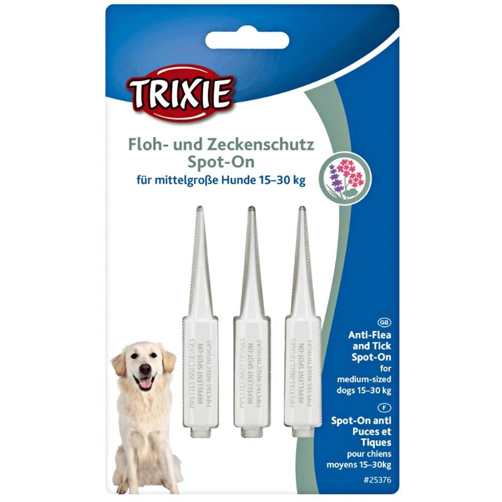 Trixie Spot-On Floh- und Zeckenschutz mittlere Hunderassen