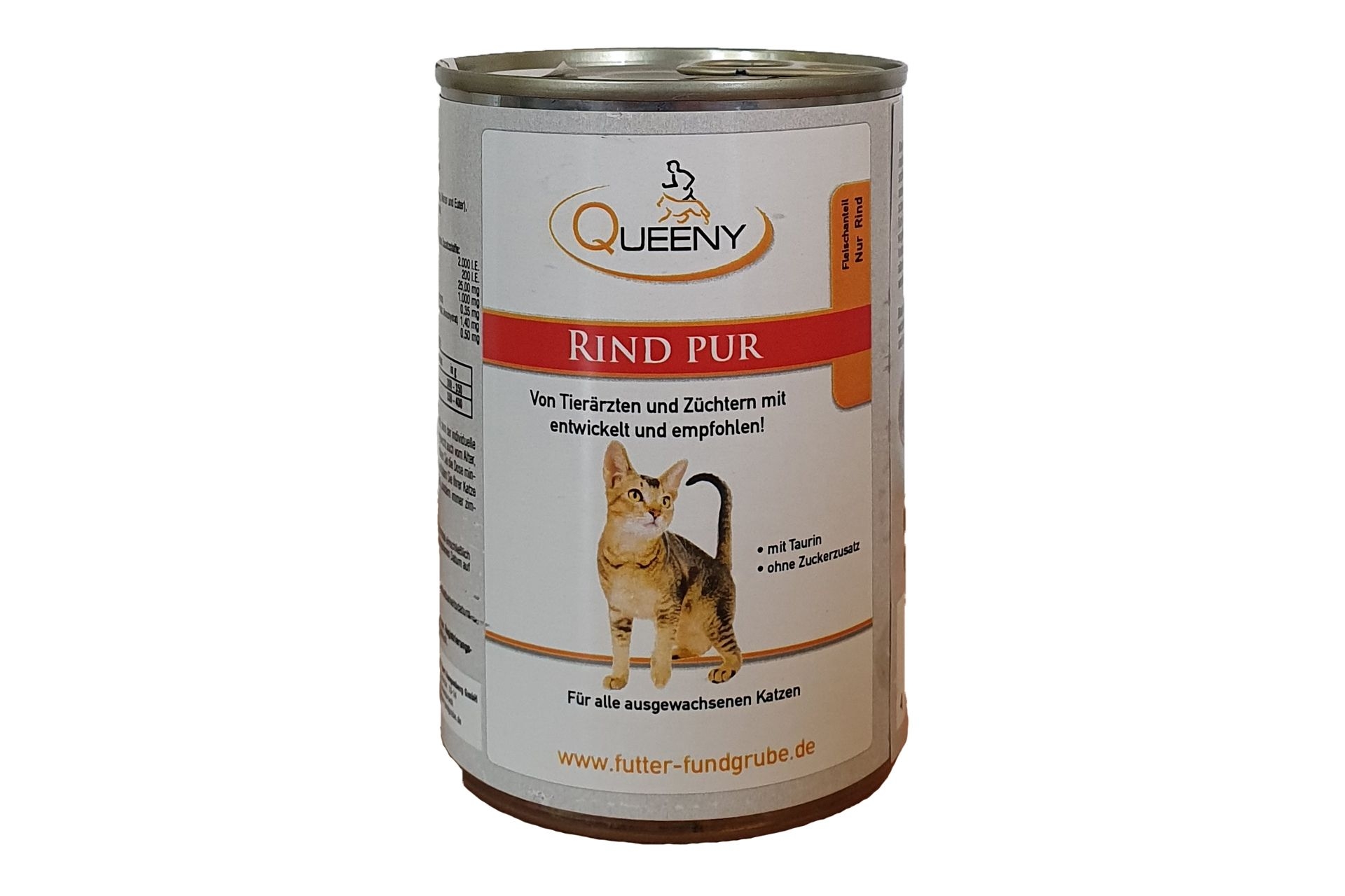 Queeny Fleisch für Katzen Rind pur 200g