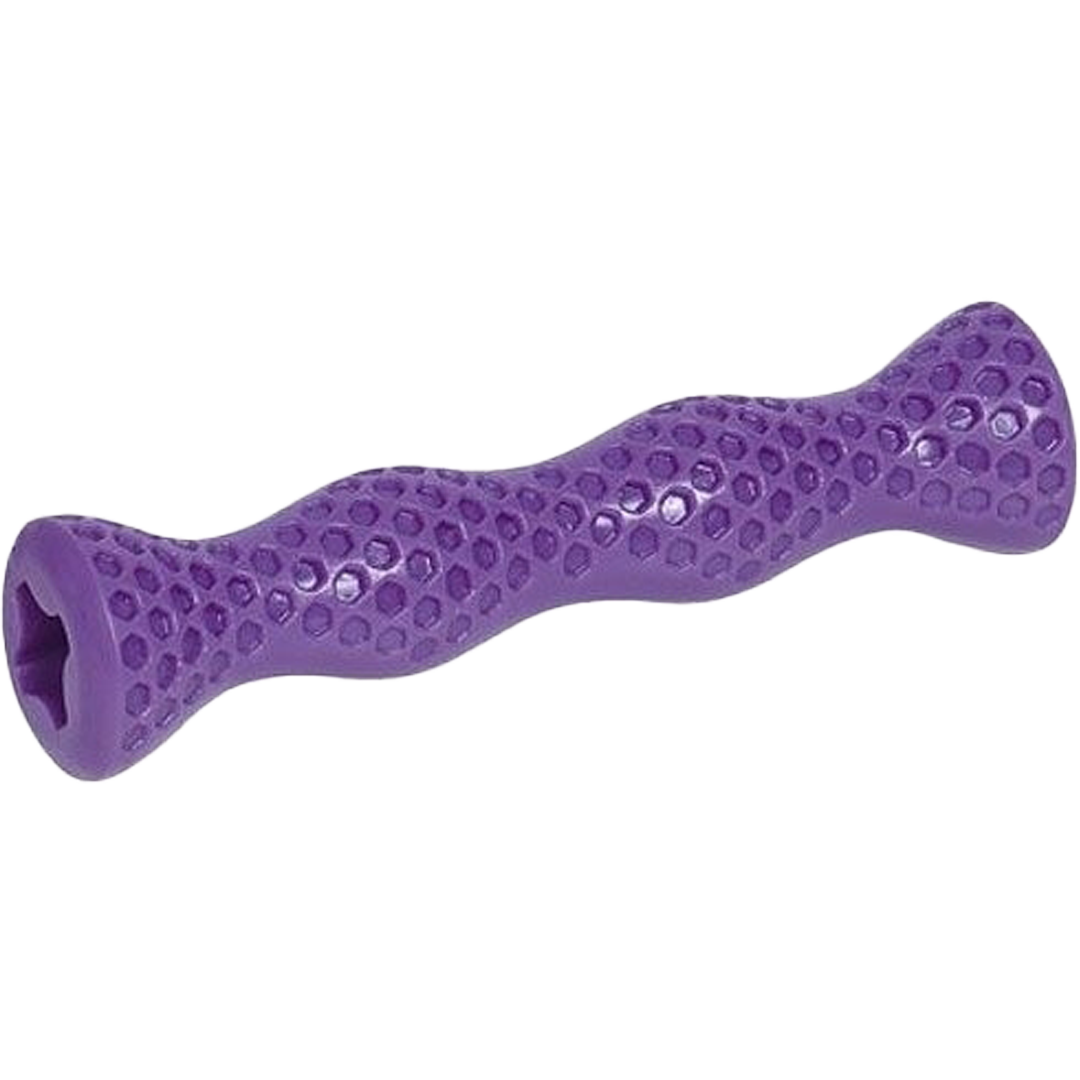 Lilanes, zylindrisches Objekt mit welliger Form und strukturierter Oberfläche, an einem Ende sternförmige Öffnung.