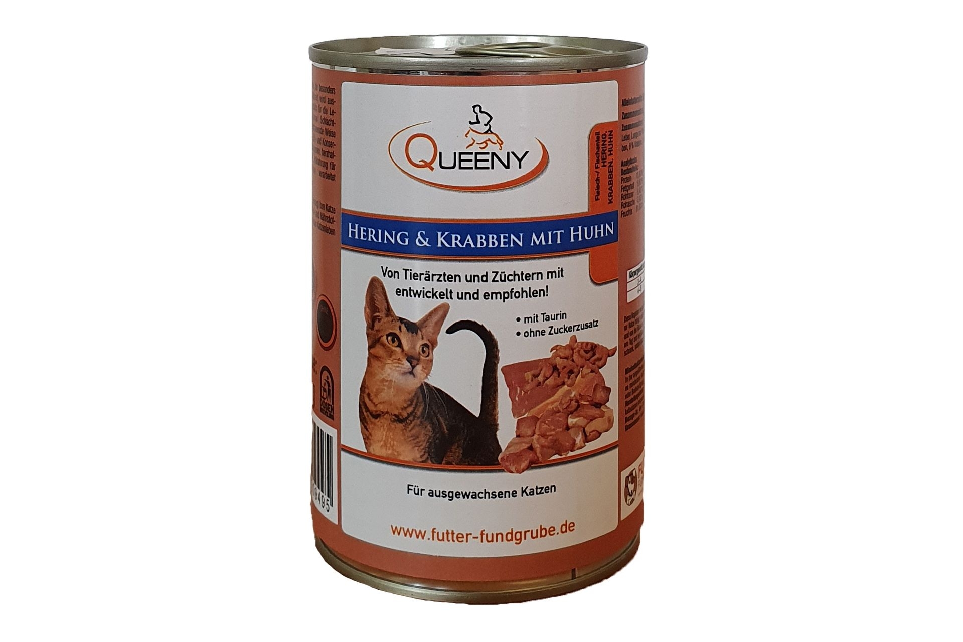 Queeny Fleisch für Katzen Hering&Krabben&Huhn 800g