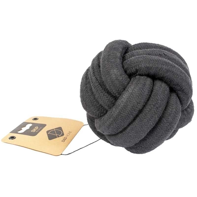 D&D Home Skip Knotenball 15 cm schwarz D&D Home Skip Knotenball L schwarz