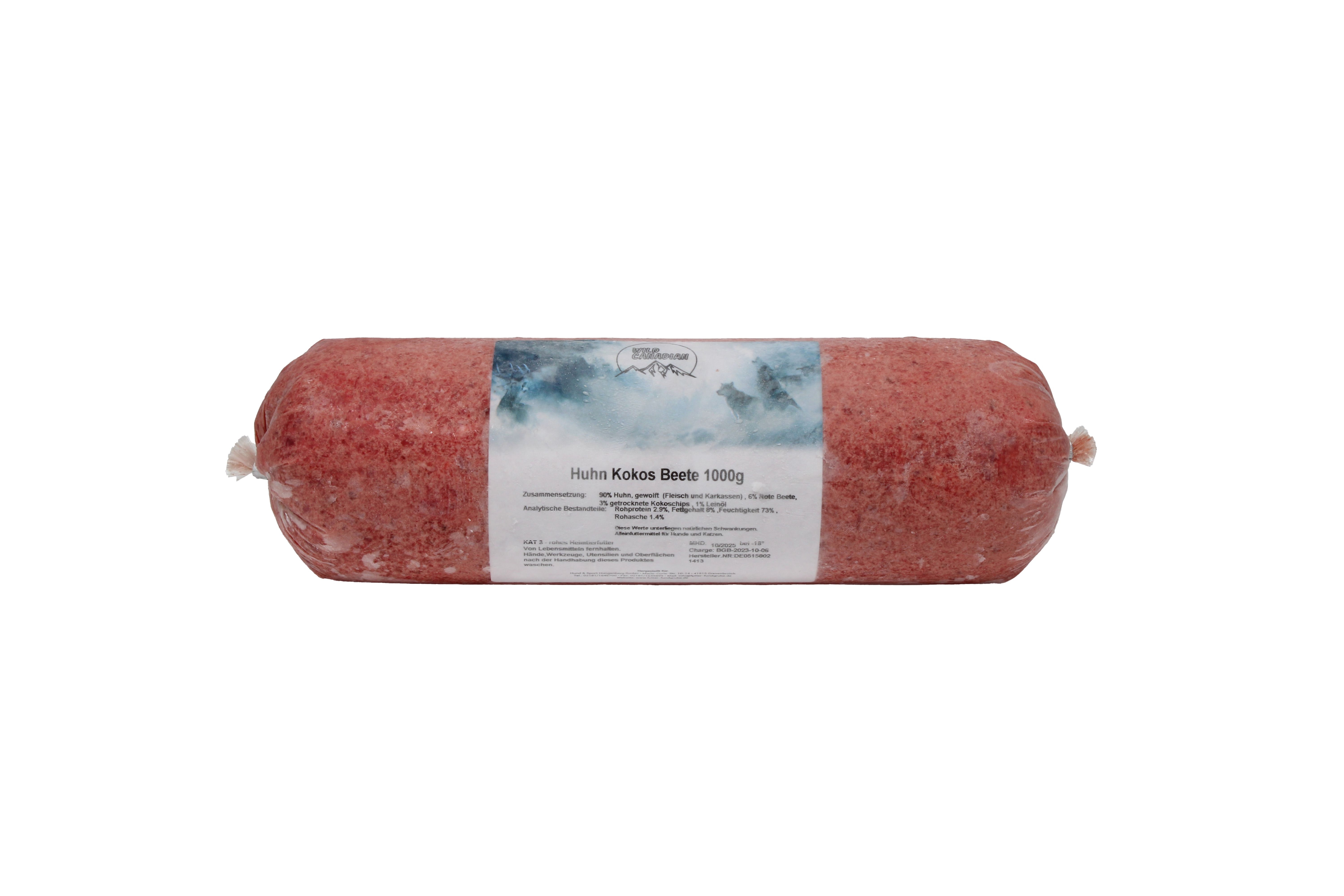 Wild Canadian Huhn, Kokos & Rote Bete 1 kg