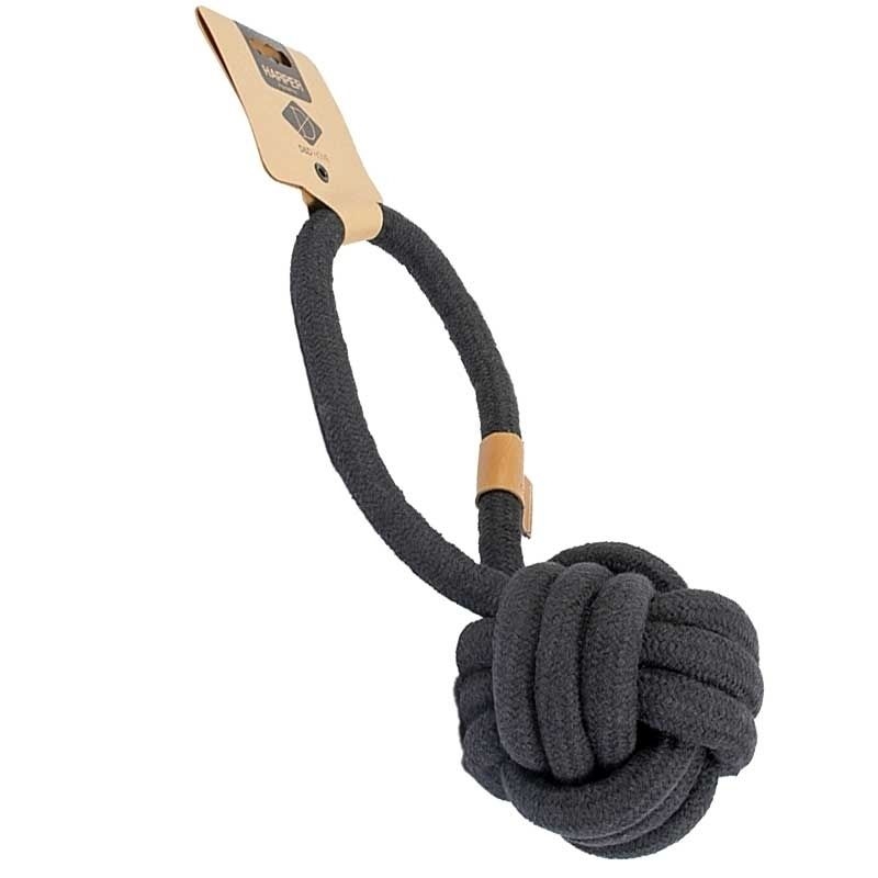 D&D Home Harper Knotenball 15cm schwarz D&D Home Harper schwarz Knotenball mit Handschlaufe