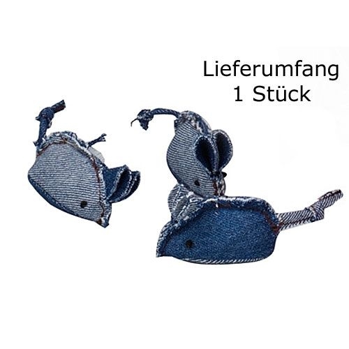 Jeans Knistermaus Catnip Katzenspielzeug
