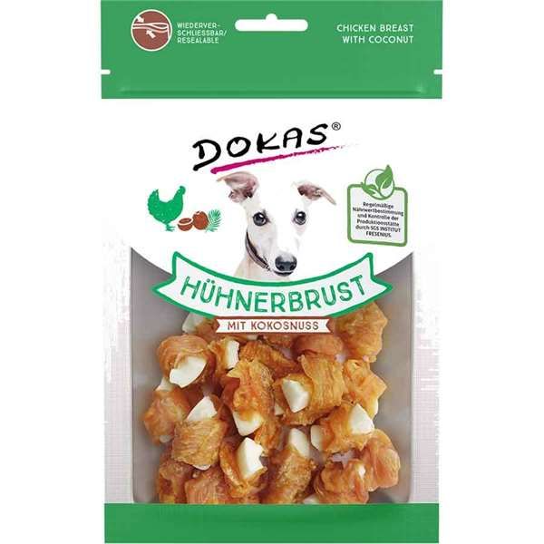 Dokas Hühnerbrust mit Kokosnuss 60g