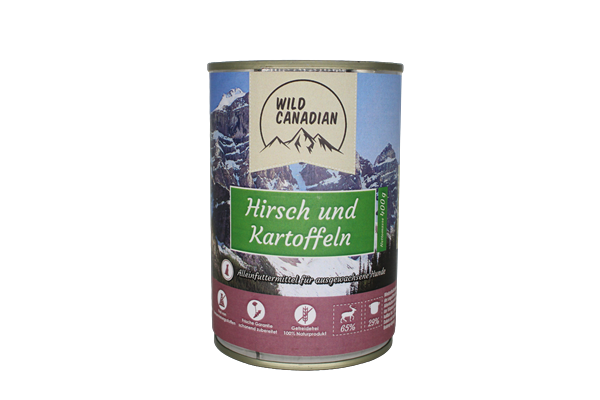 Wild Canadian Hirsch &amp; Kartoffel