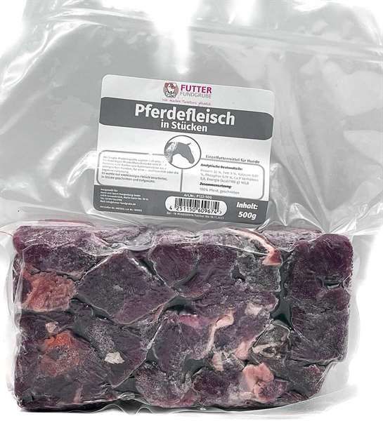 Pferdemuskelfleisch in Stücken 500 g