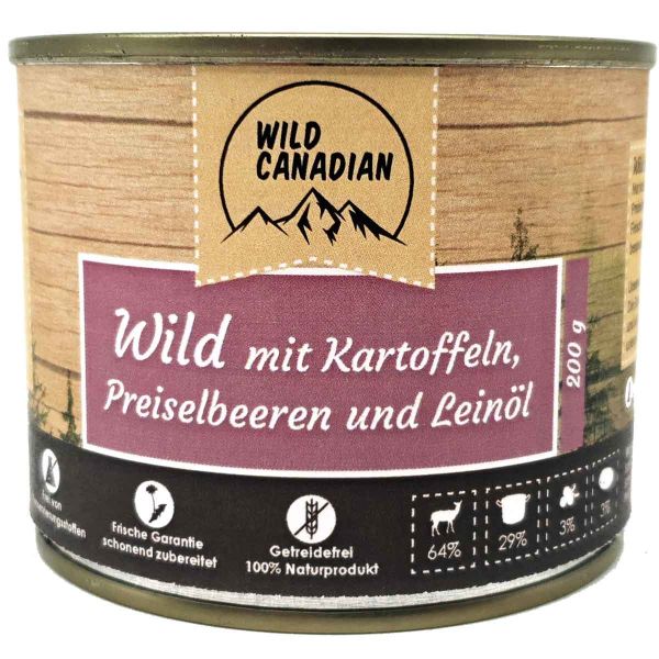 Wild Canadian Wild mit Kartoffeln &amp; Preiselbeeren