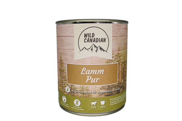 Wild Canadian Lamm pur