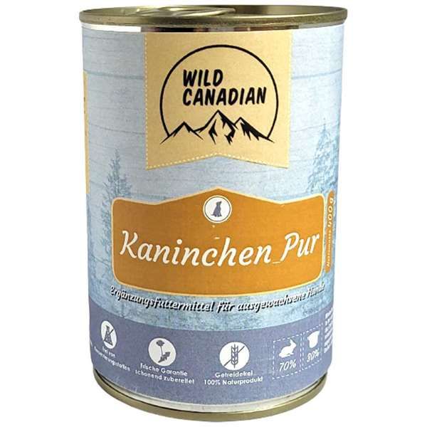 Wild Canadian Kaninchen pur, Fleisch o.Z. 800g