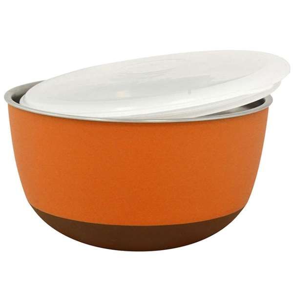 Duvo+ Edelstahlnapf Balance Ø 22,5cm orange 2900ml