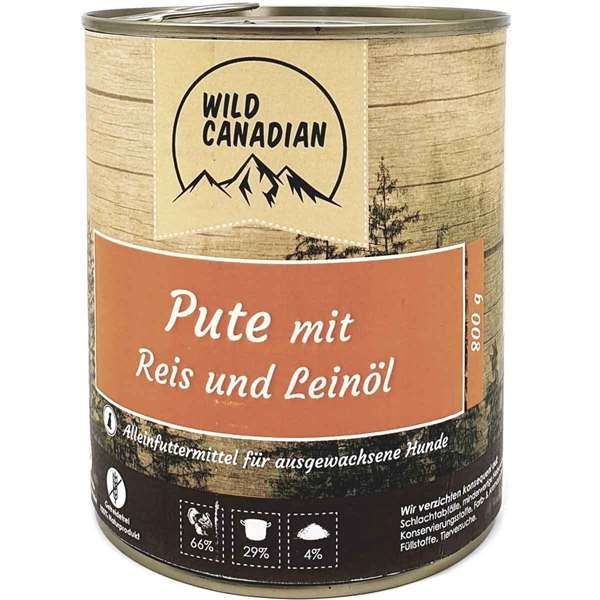 Wild Canadian Pute mit Reis &amp; Leinöl