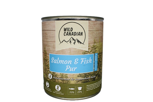 Wild Canadian Salmon/Lachs pur