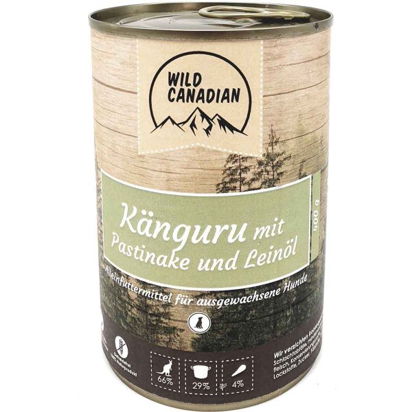 Wild Canadian Känguru mit Pastinake & Leinöl