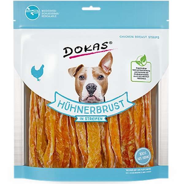 Dokas Hühnerbrust in Streifen 500 g