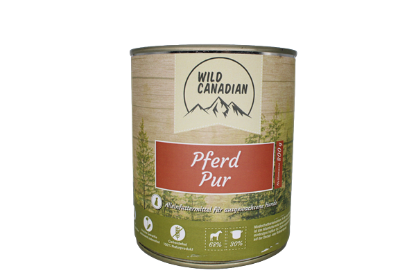 Wild Canadian Pferd pur, ohne Zusätze