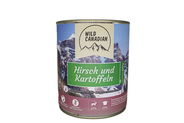 Wild Canadian Hirsch &amp; Kartoffel