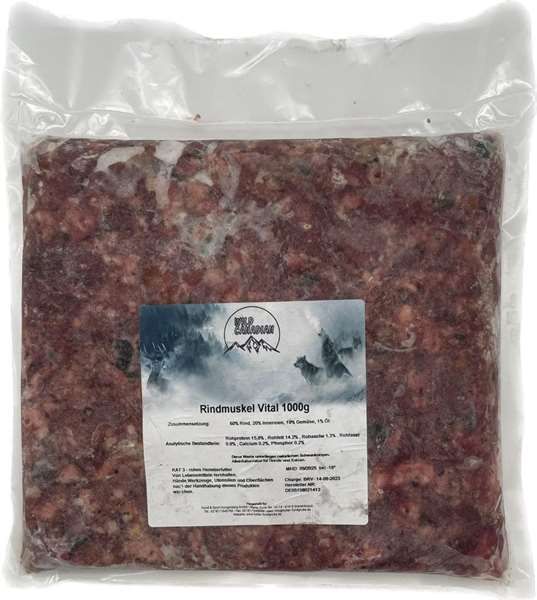 Wild Canadian Rindmuskel Vital 1000g