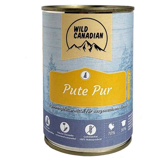 Wild Canadian Pute pur, Fleisch ohne Zusätze