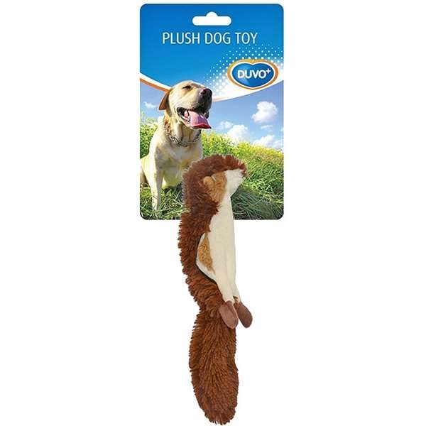 Duvo+ Erdhörnchen Hundespielzeug 35 x 9 x 1,5 cm