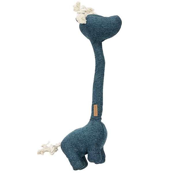 D&amp;D Home Giraffe George Chenille blau