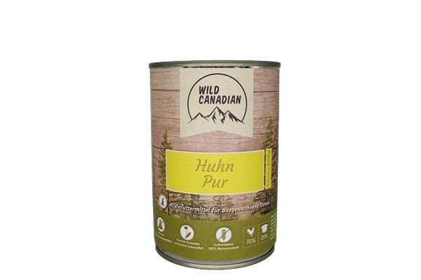 Wild Canadian Huhn pur