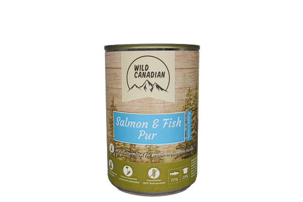 Wild Canadian Salmon/Lachs pur