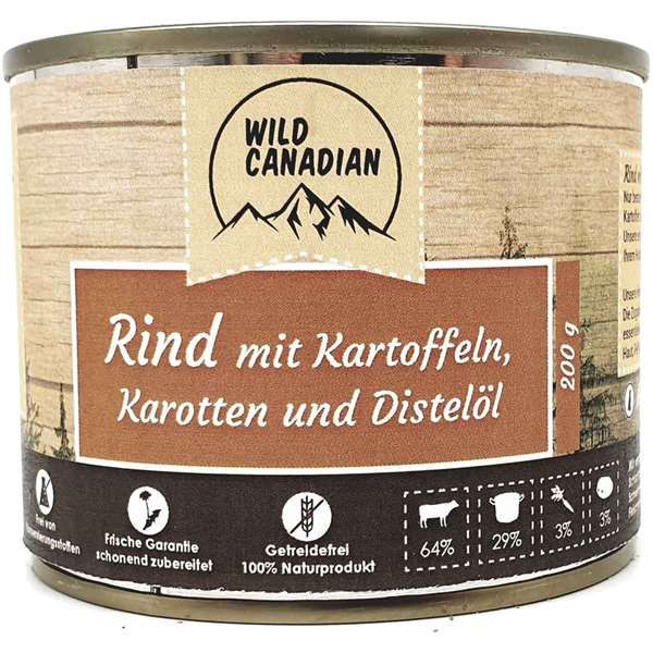 Wild Canadian Rind mit Kartoffeln &amp; Karotten