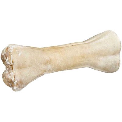 Trixie Kauknochen mit Lammfüllung 13cm/70g Beigefarbener Kauknochen mit glatter, leicht glänzender Oberfläche und symmetrischer Form