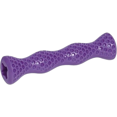 Lilanes, zylindrisches Objekt mit welliger Form und strukturierter Oberfläche, an einem Ende sternförmige Öffnung.