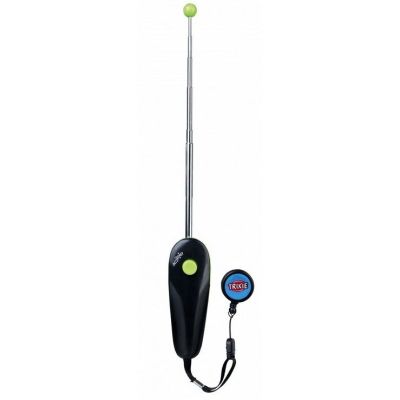 Trixie Dog Activity Target Stick mit Clicker Target Stick für Clicker Training